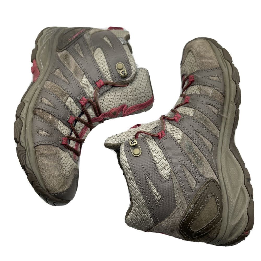 Merrell Womens Lace Up Hiking Boots Tall Shoes